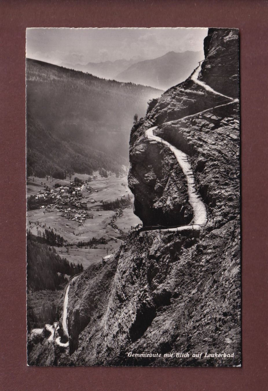 Cartes postales: GEMMIROUTE - Leukerbad – D'occasion à Pully par nicecards-shop