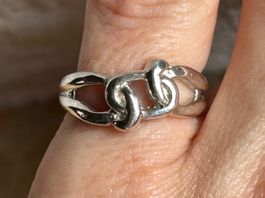 Silberring Knotenring Keltisch (Grösse 51)