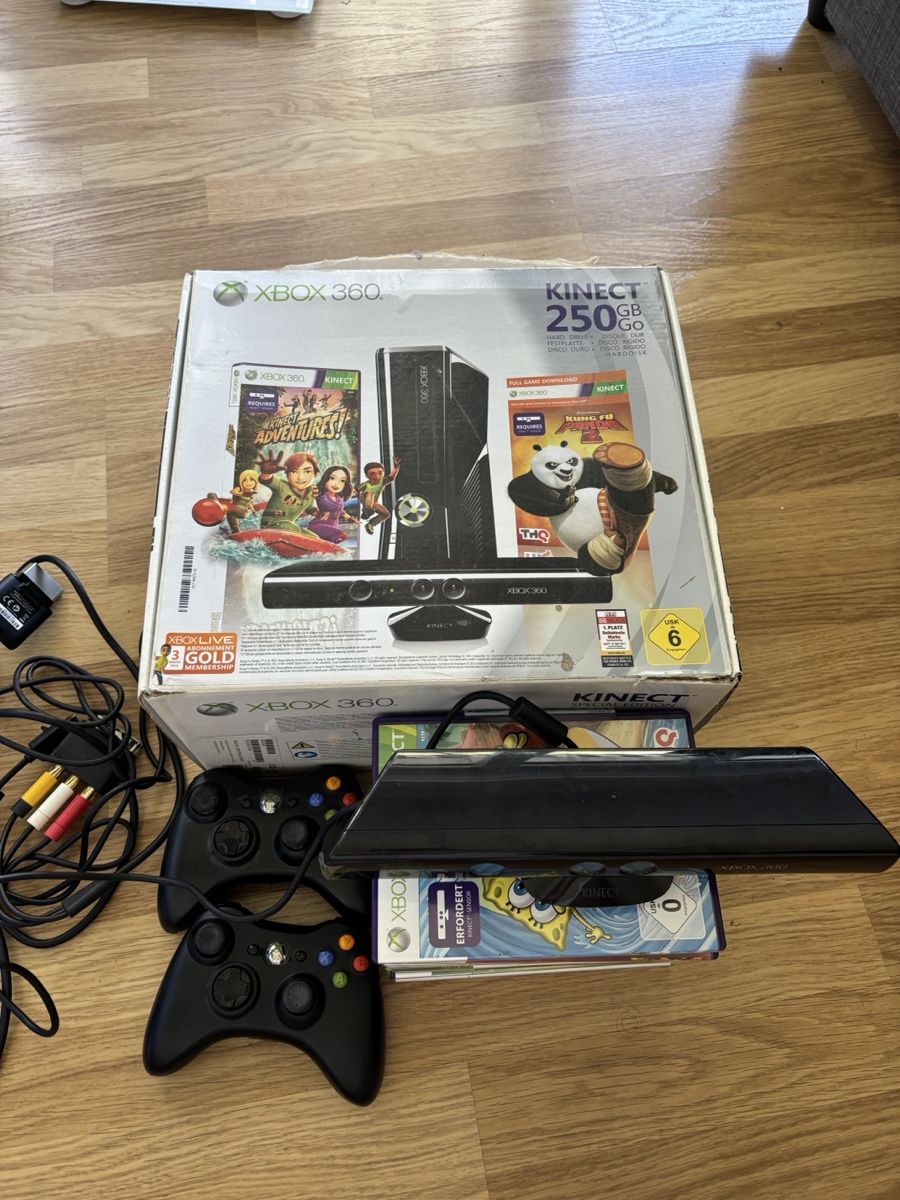 Microsoft Console: Xbox 360 Konsole 250GB mit Kinect Set gebraucht – Usato da Zürich venduto da wie_p6fw