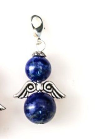 Ciondoli: Charm Anhänger Lapis Engel – Nuovo e nell'imballaggio originale da Winterthur venduto da LukasMineralienOase