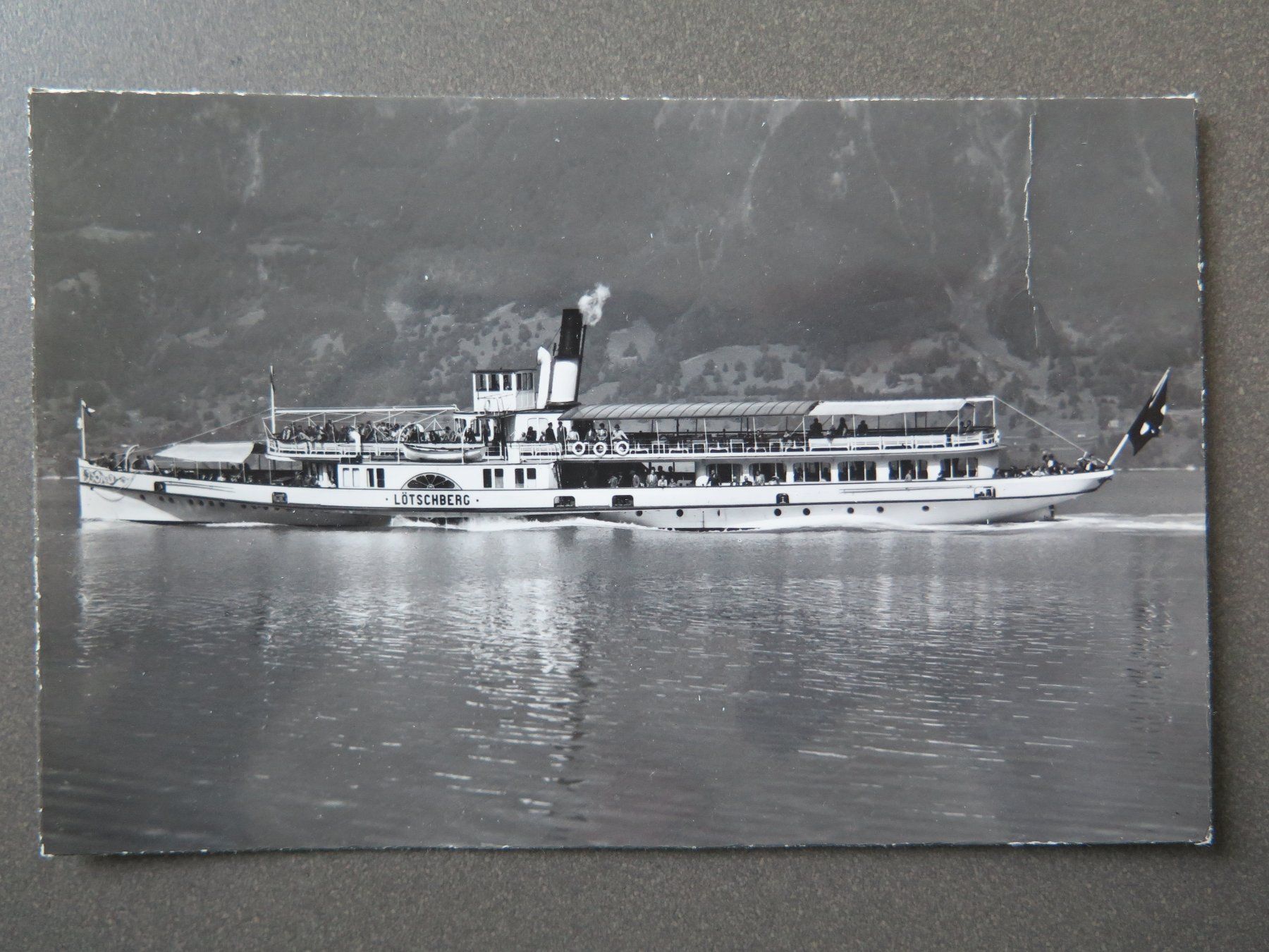 Ansichtskarten: BRIENZERSEE - M.S. LÖTSCHBERG – Gebraucht aus Wittenbach von lipasal