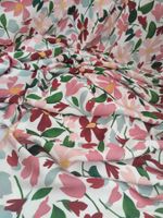 Ital. Crêpe Viskose 1.50x1.40m bianco e pastello