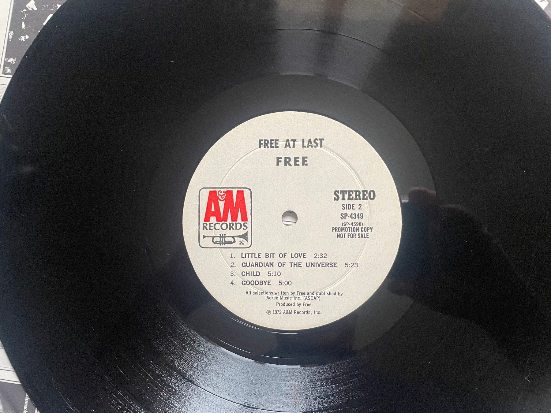 Dischi in vinile: FREE, At Last, WLP, USA – Usato da Kleinlützel venduto da Vinylspezi 2