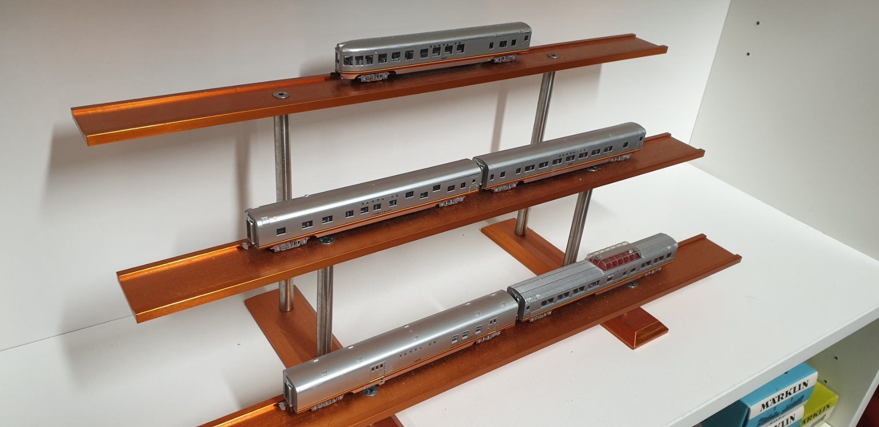 Modellini di ferrovie: Con-Cor Spur N Santa Fe Wagen-Set 5x – Usato da Neuenhof venduto da ludovicco 7