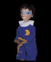 Pendel Theater-Marionette „Pic“ – Unikat, Neuwertig