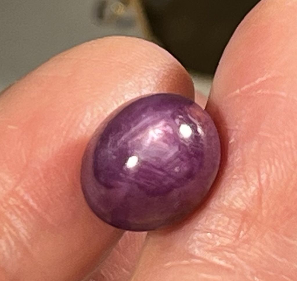 Edelsteine: Rubis Etoilé Naturel Cabochon Ovale, Inde, 11ct – Gebraucht aus Genève von DELIRBEADS 3