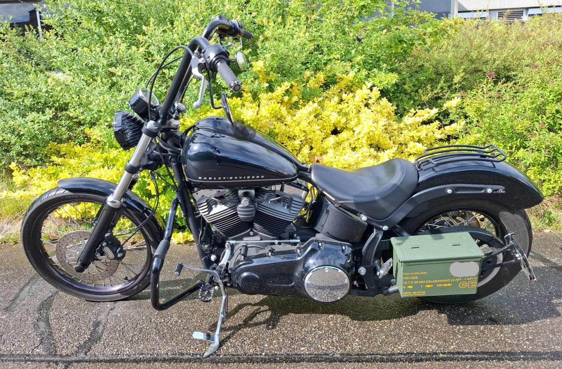 Harley-Davidson Chopper: HARLEY DAVIDSON SOFT TAIL BLACKLINE 1585 – Usato da Reinach BL venduto da vwbora75 3