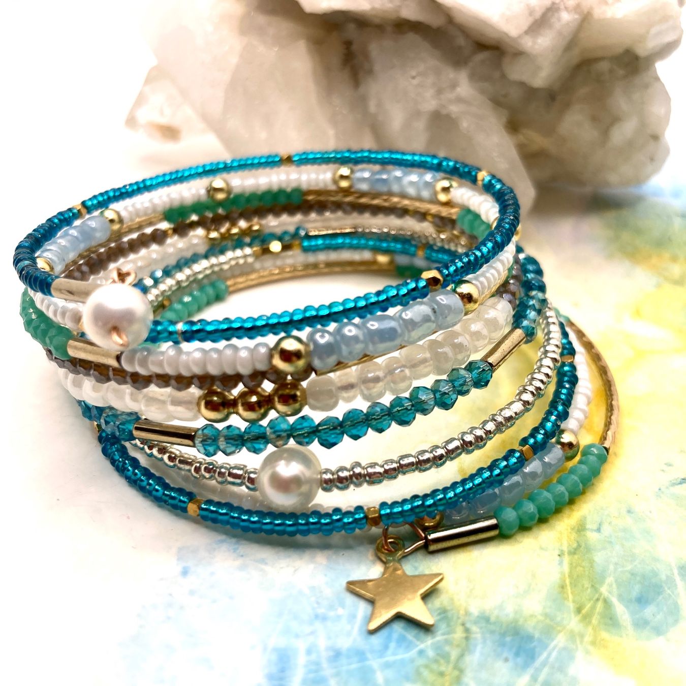Bracciali & Braccialetti: Perlenarmband mit 9 Strängen – Nuovo (secondo la descrizione) da Solothurn venduto da Kiki_Di 4