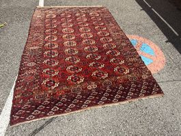 Buchara 276x193cm Teppich handgeknüpft sauber