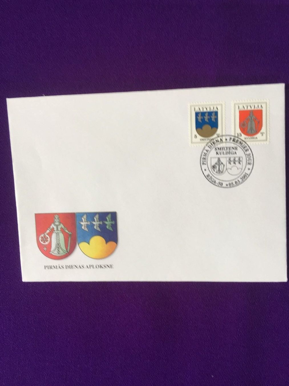 Alle Briefmarken: Briefmarken von Lettland – Gebraucht aus Zürich von Linthi1 5
