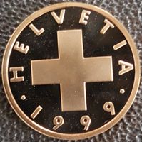 1 Rappen 1999 pp / aus Münzsatz