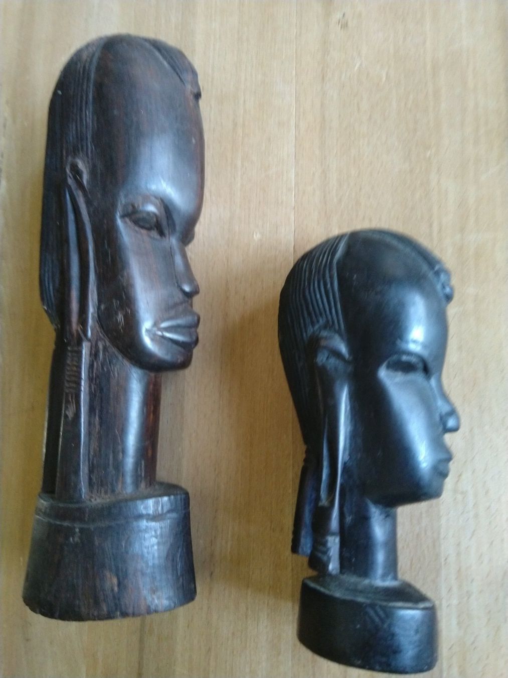 Skulpturen & Statuen: Kenia;  Holzskulpturen Erwachsene und Kind – Gebraucht aus Binningen von blackhorse08 1