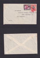 Brief Tanganyika - Kenia von Nairobi nach San Francisco 1935
