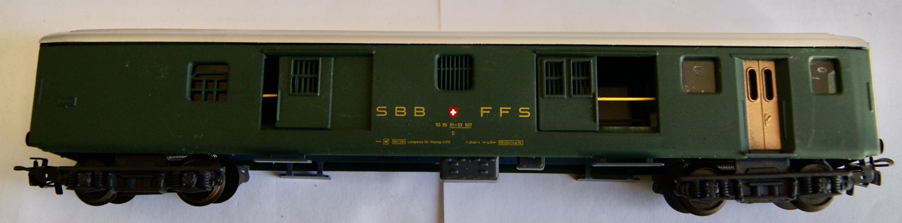Hag Modellini di ferrovie: wagon bagages HAG 410.03, 1976 – Nuovo (secondo la descrizione) da Morrens VD venduto da alain50