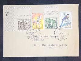 CL25 Enveloppe + Timbre Espagne 1973