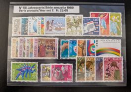 Jahresserie 1989 Postfrisch