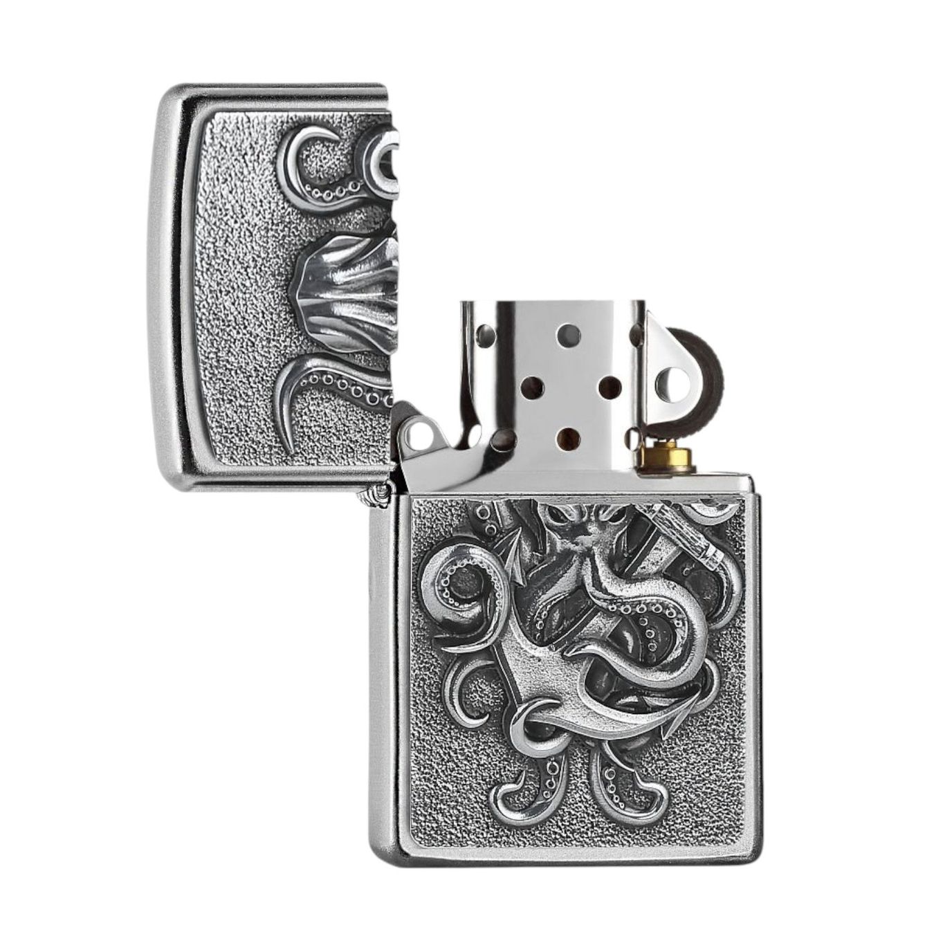 Zippo Accendini: ZIPPO Octupus Emblem Feuerzeug 2007815 – Nuovo e nell'imballaggio originale da Ennenda venduto da Benzinflamme 1