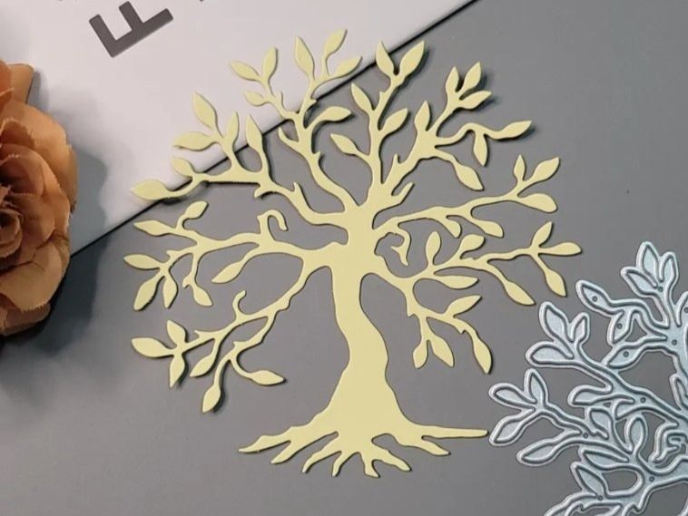 Sciablone: Stanzschablone Nr.266, Baum gross (Sizzix geeignet) – Nuovo e nell'imballaggio originale da Gretzenbach venduto da Fliegepilz56 1