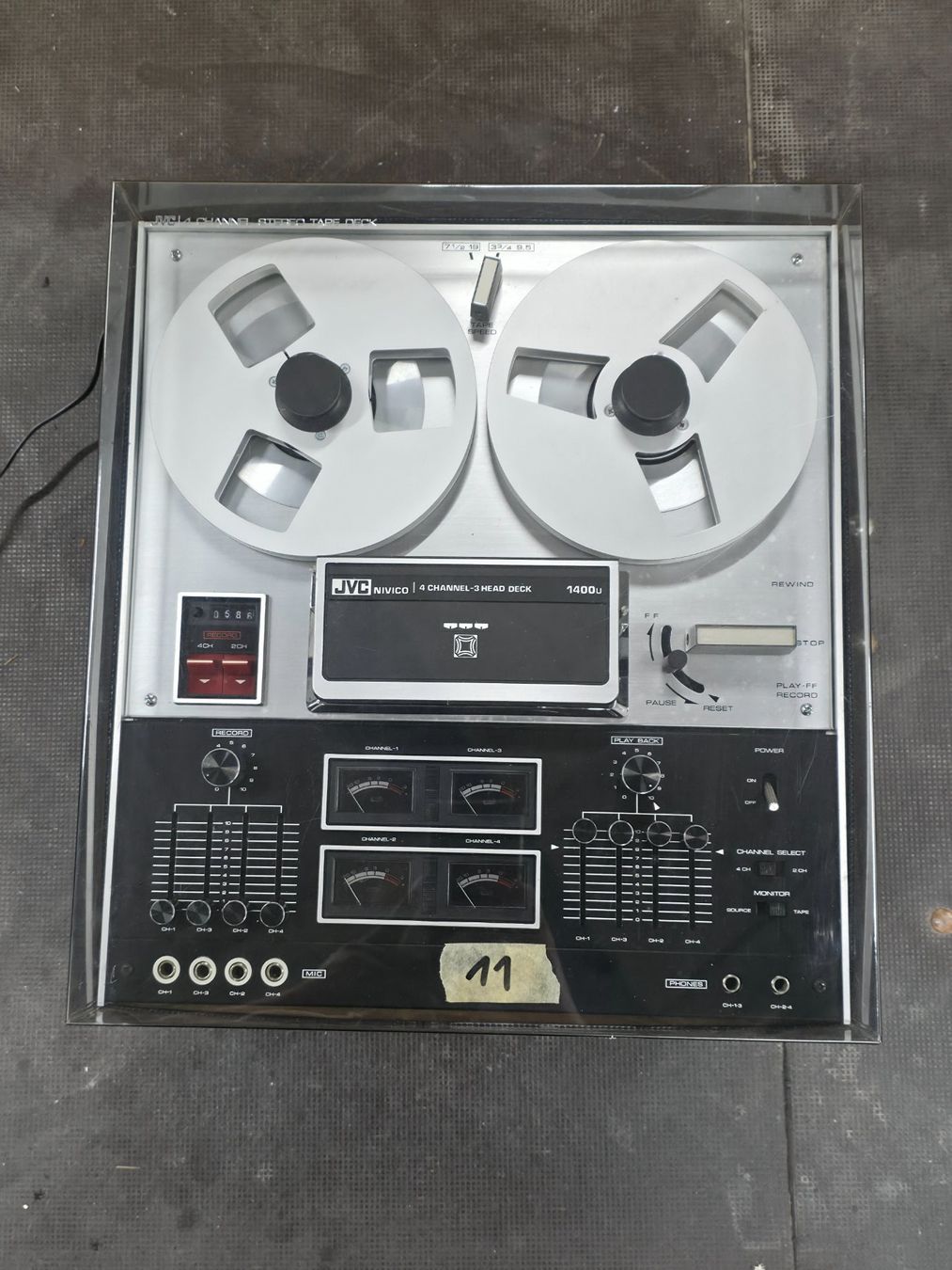 JVC Apparecchi a nastro: JVC Nivico 1400U Quadraphonic Tape Deck - läuft – Usato da Dietlikon venduto da litisop 3