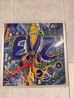 Originalgemälde EVZ Bild von Jordi, gerahmt
