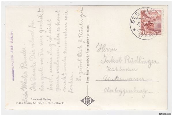 Cartoline postali: St. Gallen // Kantonsspital Augenklinik – Antico da Basel venduto da intermezzo12 1