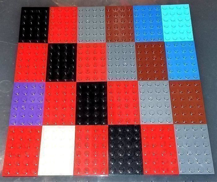 Lego Kit di costruzioni: Lego 24 Platten 6x4 -G29 – Usato da Morges venduto da cardeman61