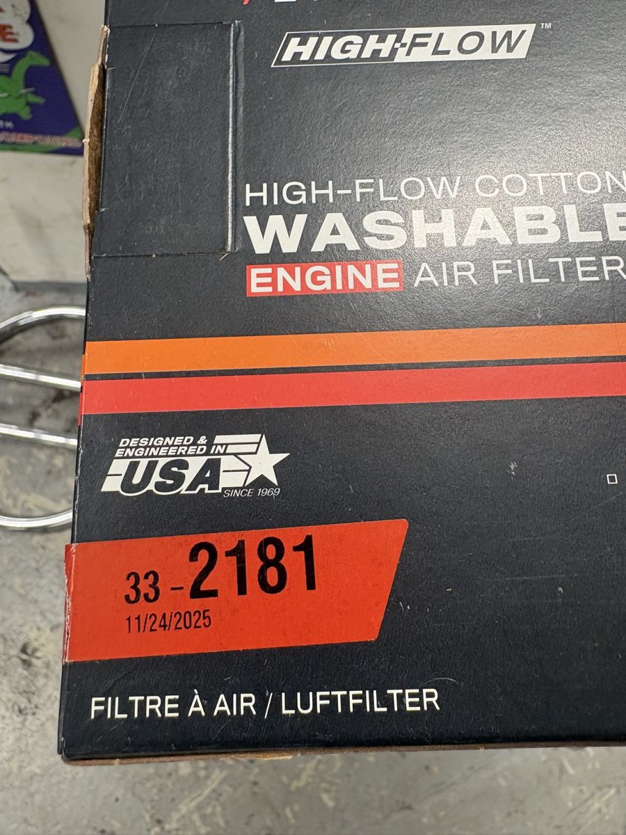 Tutti pezzi di ricambio auto: K&N Luftfilter 33-2181 High-Flow Cotton Neu – Nuovo e nell'imballaggio originale da Wettingen venduto da Antsor19 1