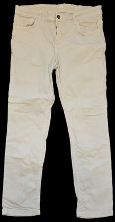 C&A Damen Hose Jeans Beige Gr. W38 L32, Regular Fit