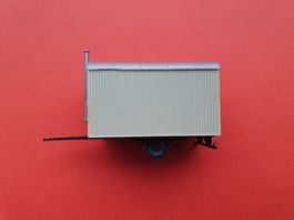 Kibri, roulotte de chantier,  1 essieu , du kit N°10278