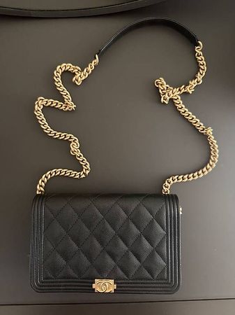 Chanel Clutch Schwarz 