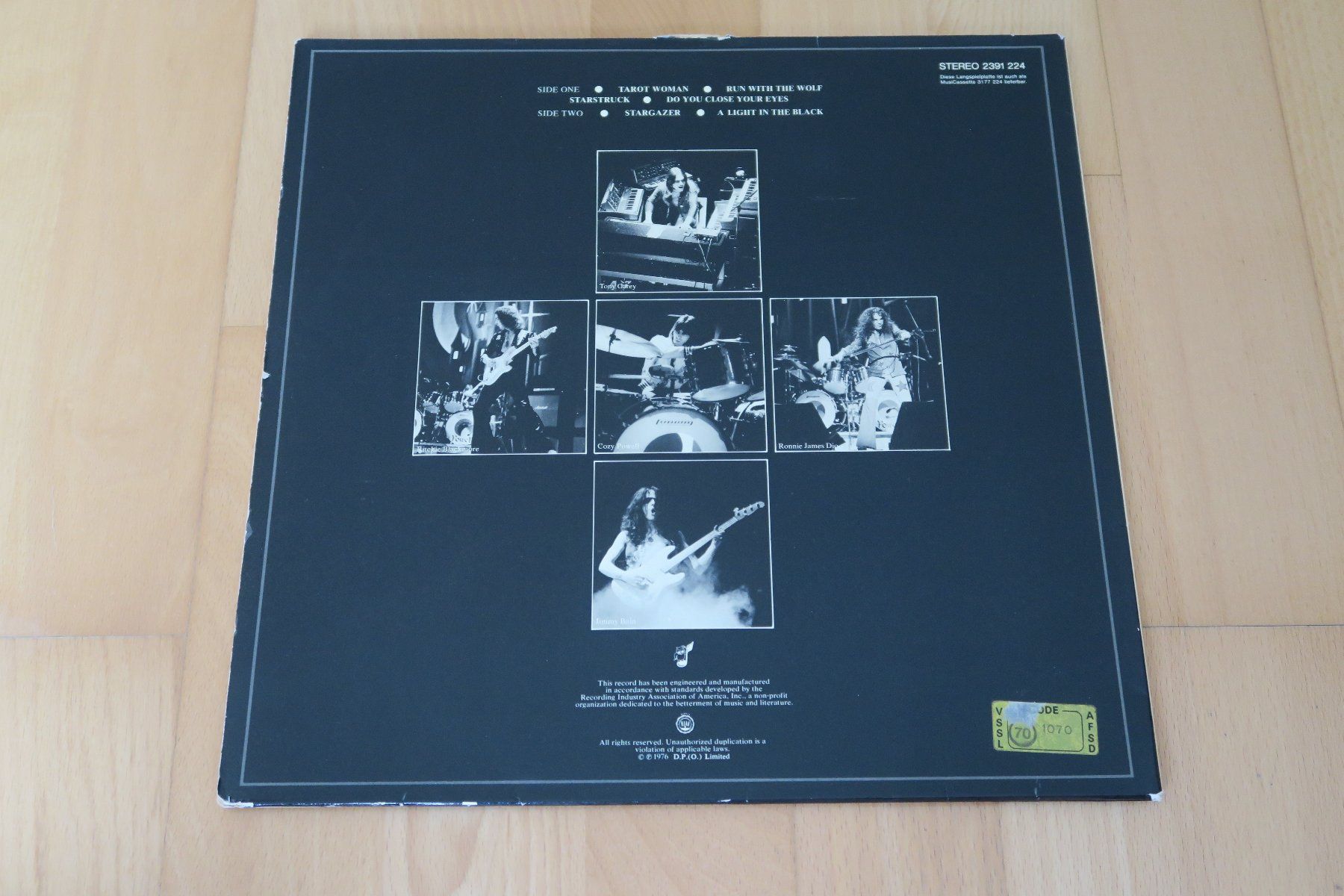 Schallplatten: Blackmore's Rainbow – Rising – Gebraucht aus Thun von Karibu70 2