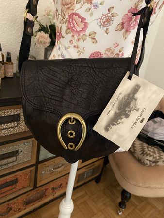 Campomaggi Tasche Leder schwarz NEU