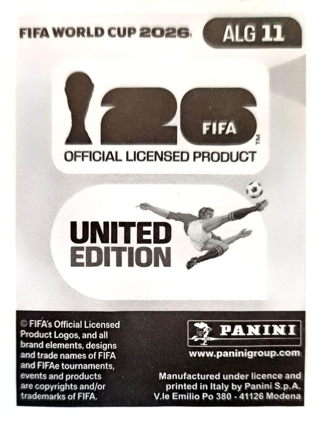 Panini Sammelbilder & Trading cards: Carte FIFA World Cup 2026 ALG 11 – Gebraucht aus Clarens von rim_g98y 1