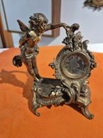 Antiker Taschenuhr Ständer, Zinkguss, um 1900, Neorokoko