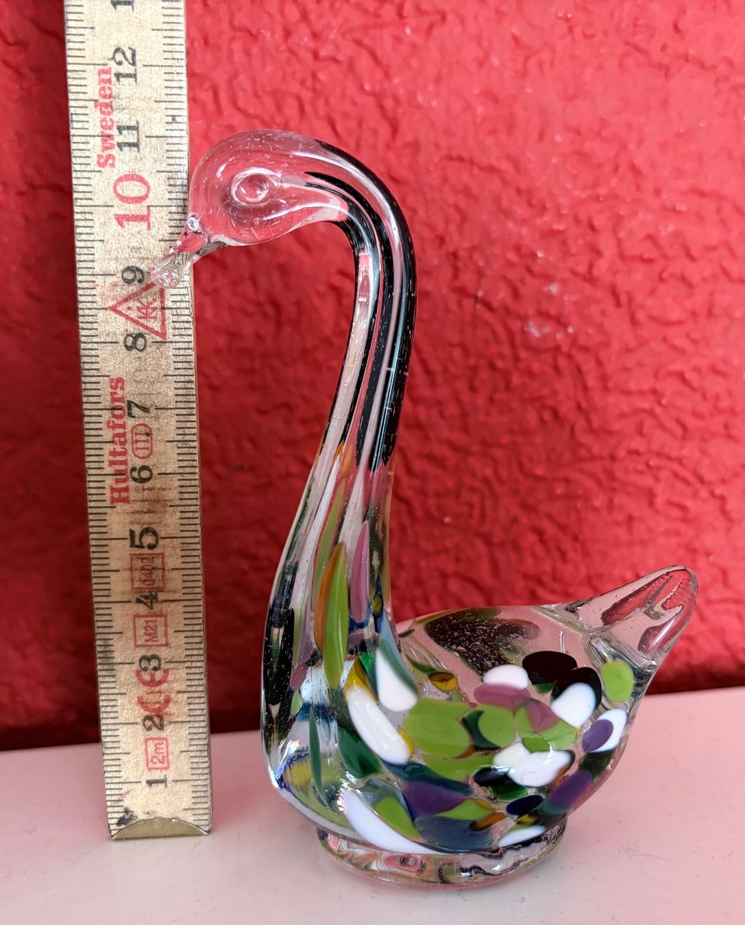 Murano Figuren: 2 Glasfiguren-Murano Schwan & Vogel – Gebraucht aus Zäziwil von Emlea 2