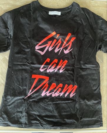 Sandro Paris T-Shirt, schwarz, Gr. S - Girls can dream!