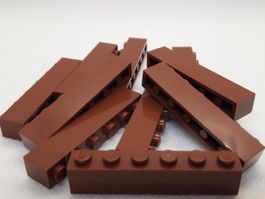 Lego 10 Stk. Brick 1x6 reddish brown