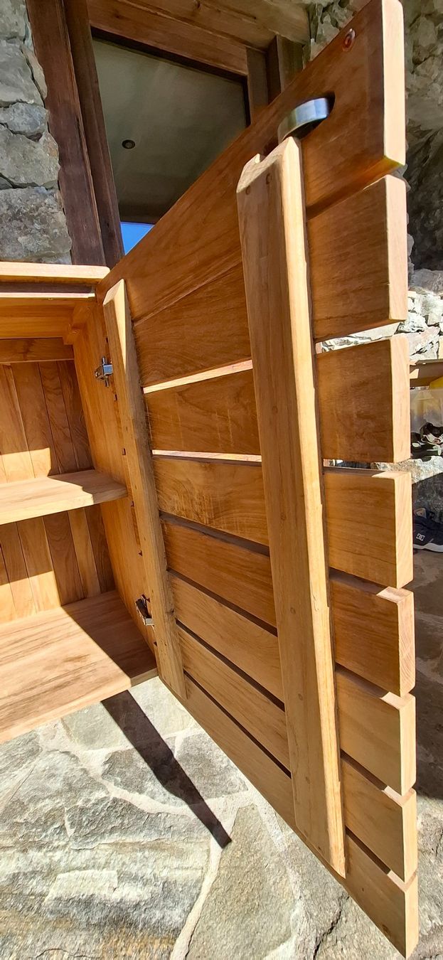 Articoli in legno: Meuble en Teck massif Horizon – Usato da Ravoire venduto da tom_ty8g 9