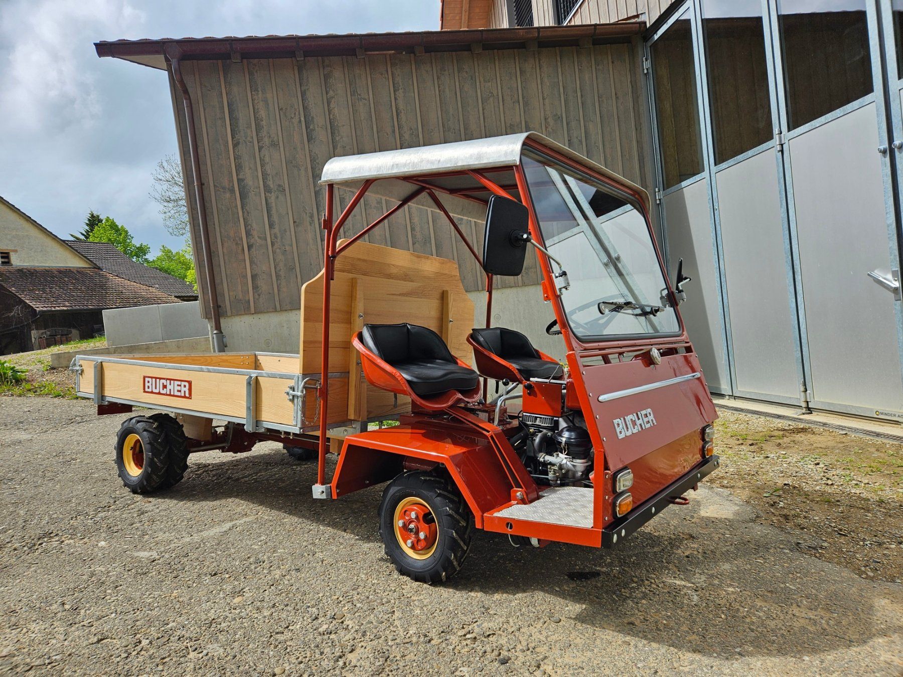 Bucher Trattori: Bucher Transporter TR 800  Oldtimer, Rarität – Usato da Anwil venduto da Phippe02