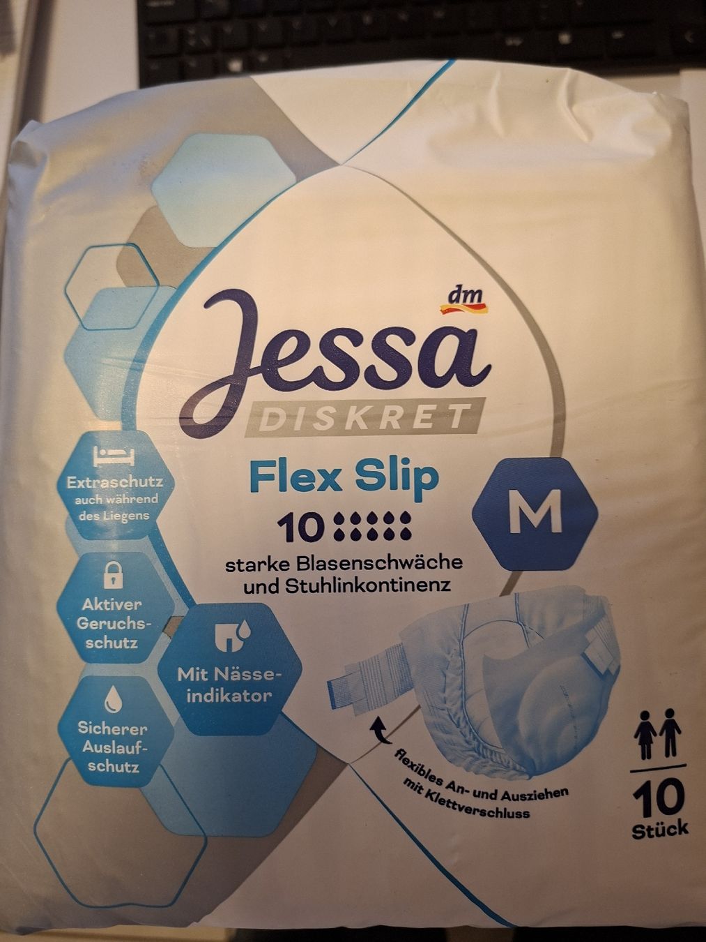 Secchi per pannolini & Pannolini: Jessa Diskret Flex Slip Grösse M – Nuovo e nell'imballaggio originale da Oetwil am See venduto da Barclay64