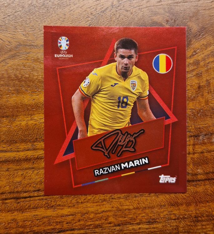 Topps SPS Sticker EURO 2024 ROM Razvan Marin (Neu (gemäss Beschreibung ...