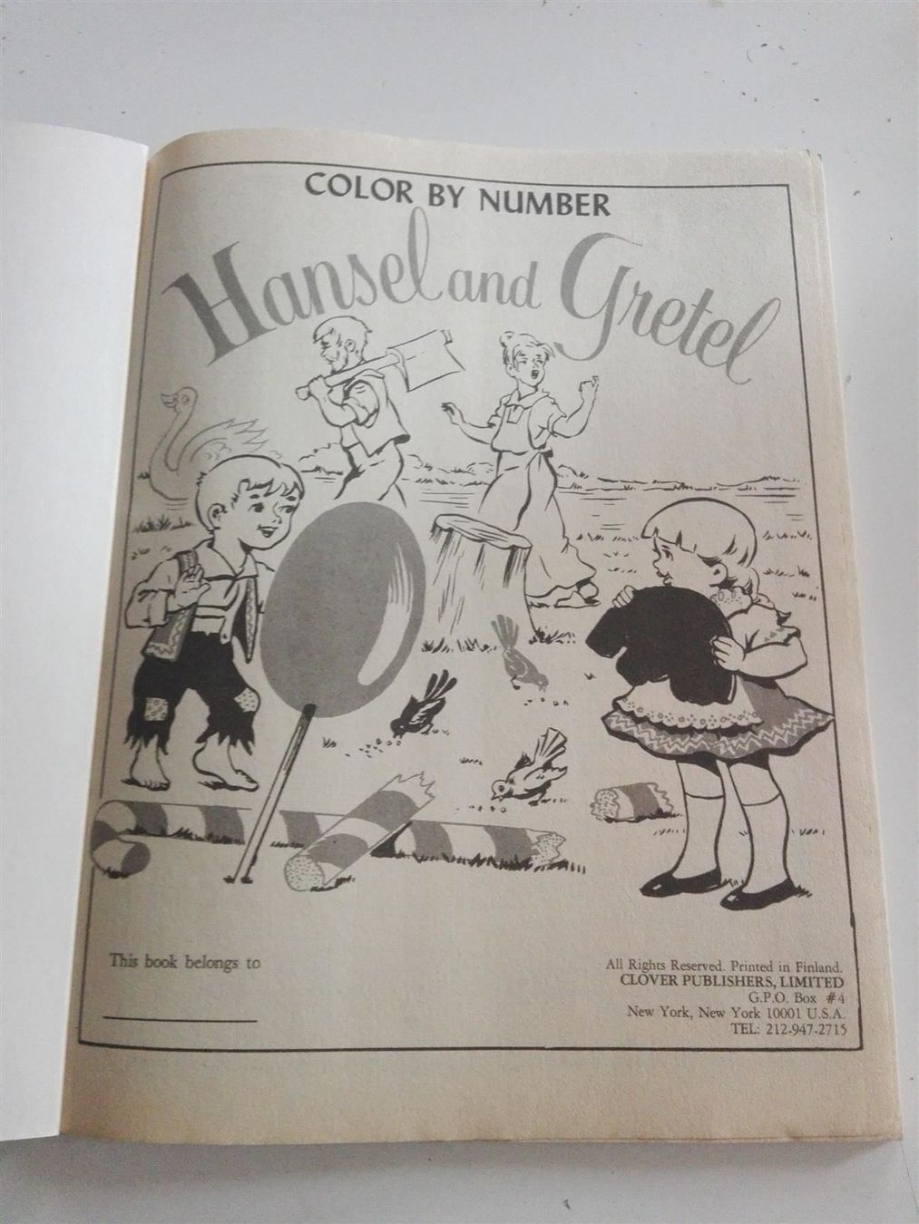 Libri: Hansel and Gretel (Clover Coloring Book) – Usato da St.Gallen venduto da elk2022 1