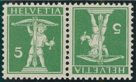 1910 - Kehrdrucke - Tellknabe - postfrisch **