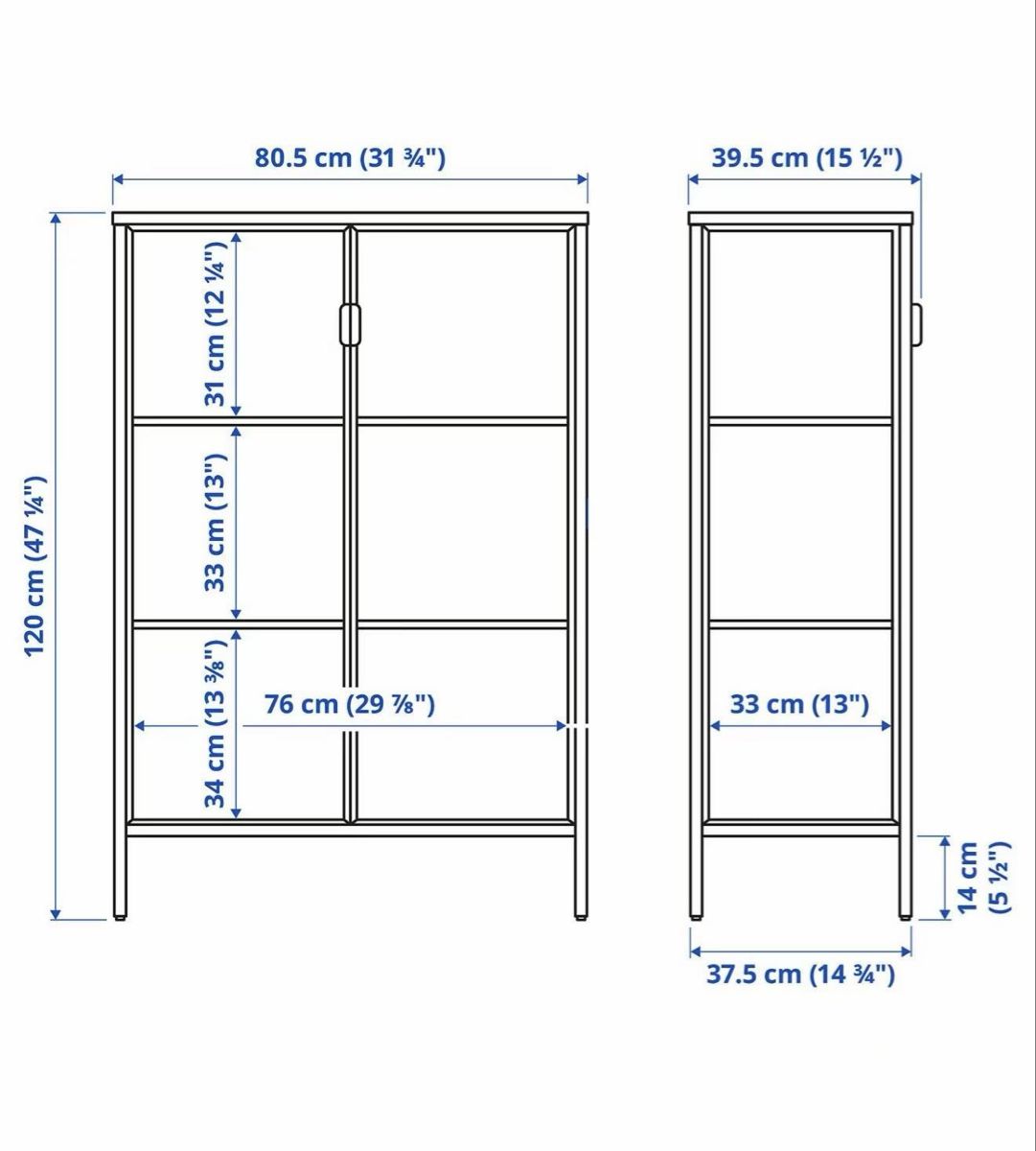 Scaffali: Black glass shelf from IKEA. – Usato da Dübendorf venduto da xce_m8qq 1
