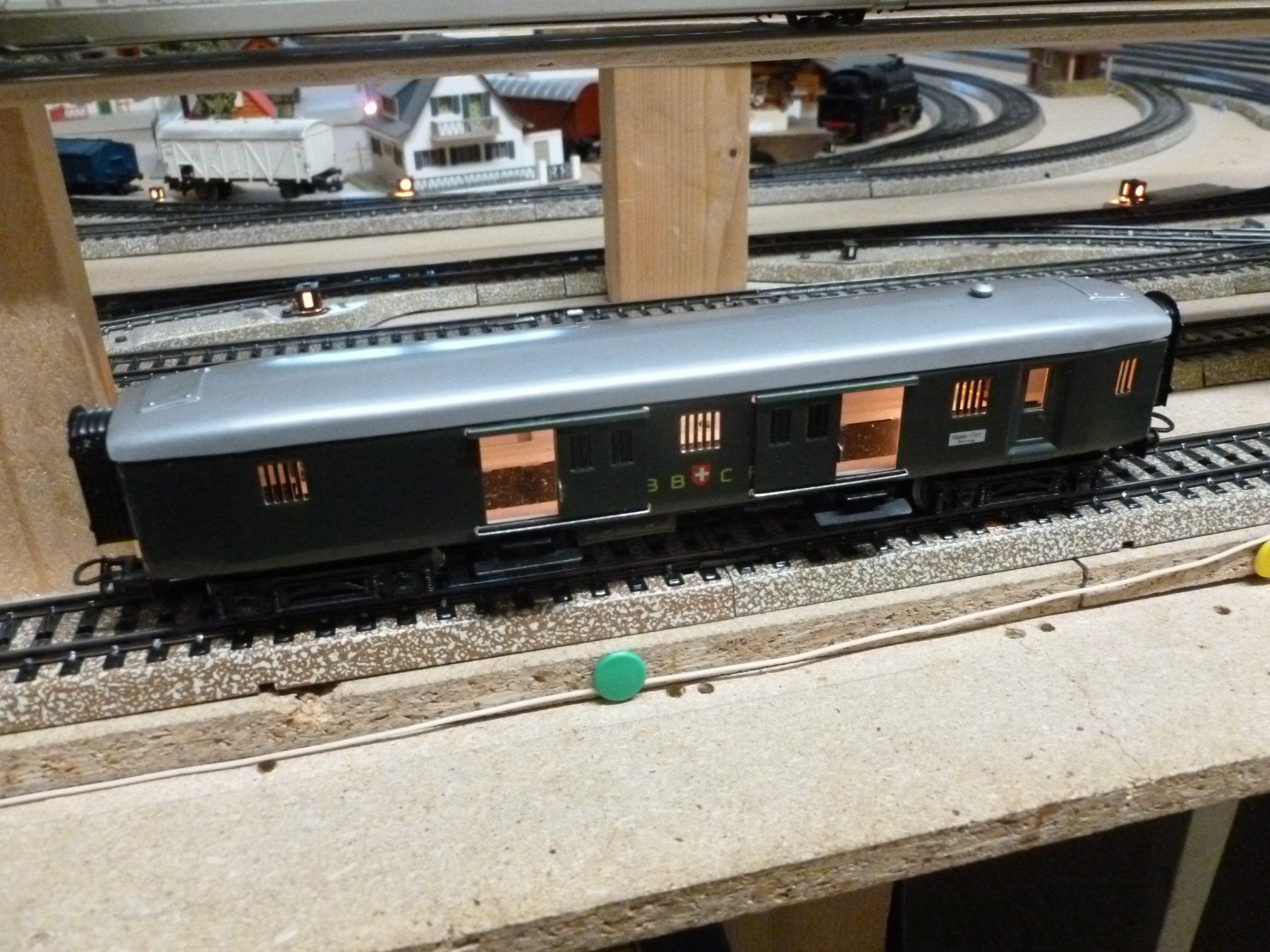 Märklin Modellini di ferrovie: Blechwagen mit Beleuchtung – Usato da Oberbipp venduto da Vifu 2