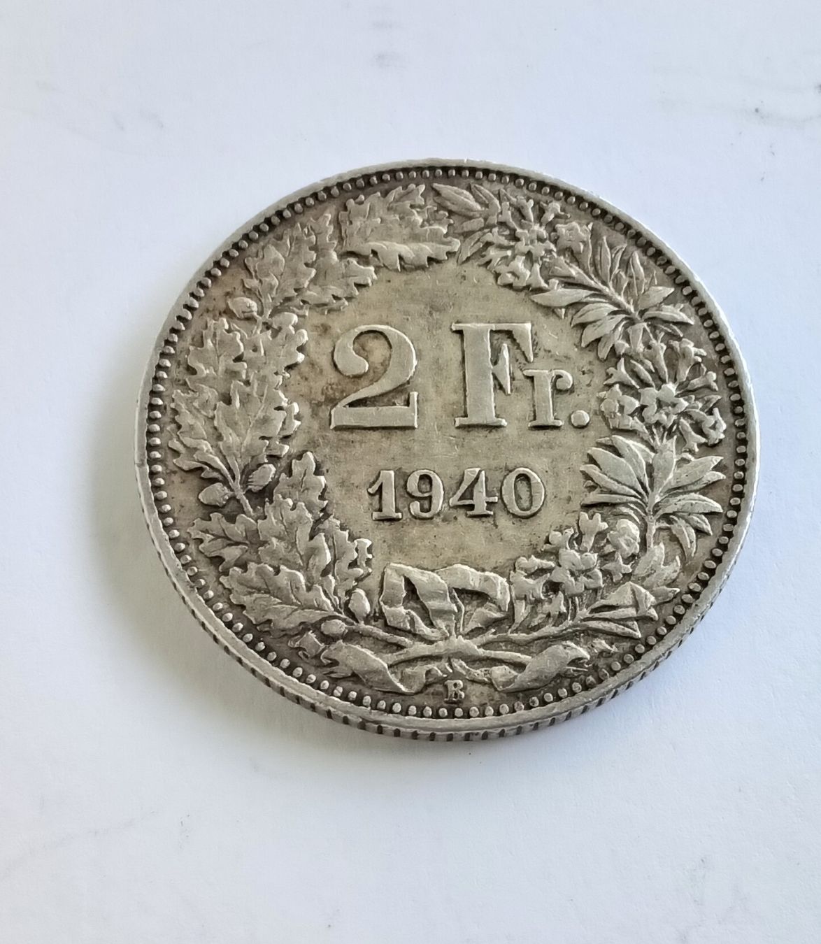 Toutes les monnaies: 2 Franken 1940 Silber – D'occasion à Feldbach par carlotta111