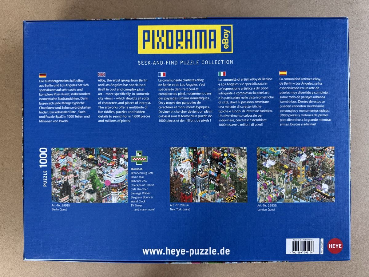 Heye Puzzles: Puzzle Heye 1000 Teile neu – Neuf avec emballage d'origine à Oberlunkhofen par ste_vtj5 1