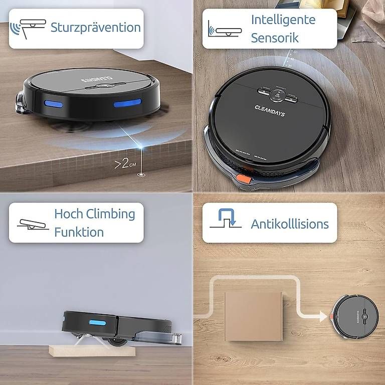 Aspirapolveri & Accessori: Roboterstaubsauger mit Wischfunktion D2-004 – Usato da Benzenschwil venduto da rubachCH 4