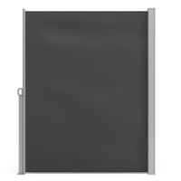 Seitenmarkise VIA 180 x 500 cm anthrazit incl. Bodenanker