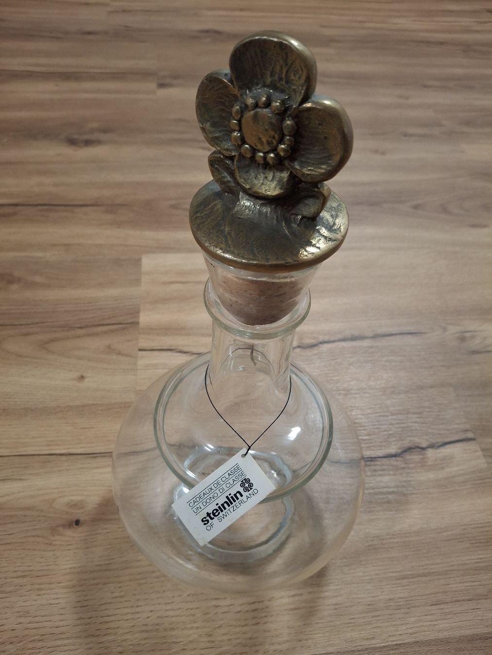 Carafes: Dekanter Glas Messing – Neuf (Voir description) à Bäriswil BE par vonys
